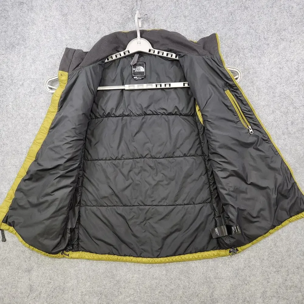 The North Face Vest Mens Large‎ Green Quilted Insulated Full Zip Puffer Hiking